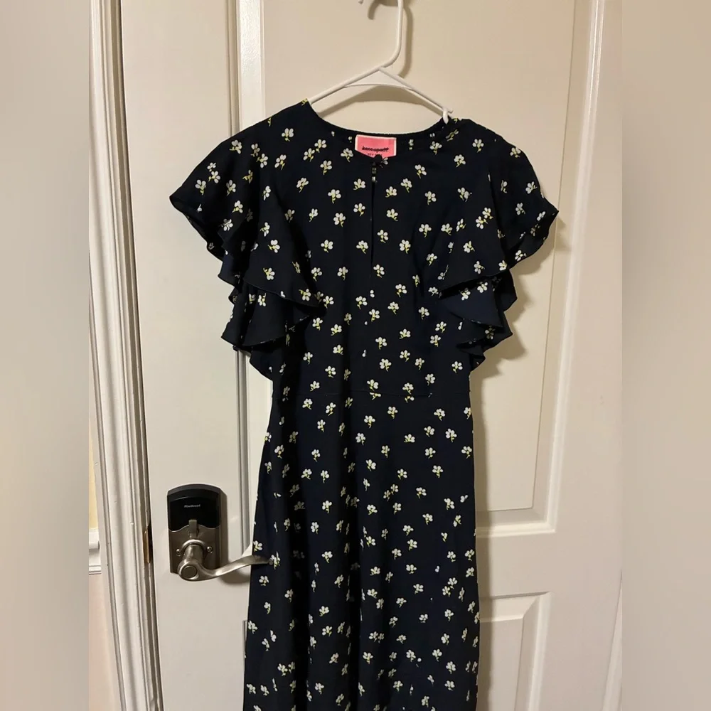 NWOT Kate spade blue floral maxi dress size 0